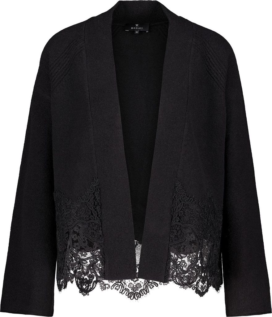 monari Strickjacke 999 schwarz 42 Immagine del prodotto 