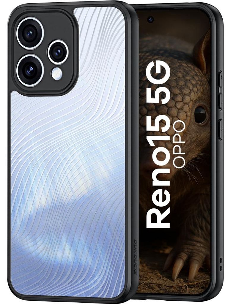 Handyhülle für Oppo Reno 15, Dux Ducis Aimo, Transparent mit Schwarzen Rahmen