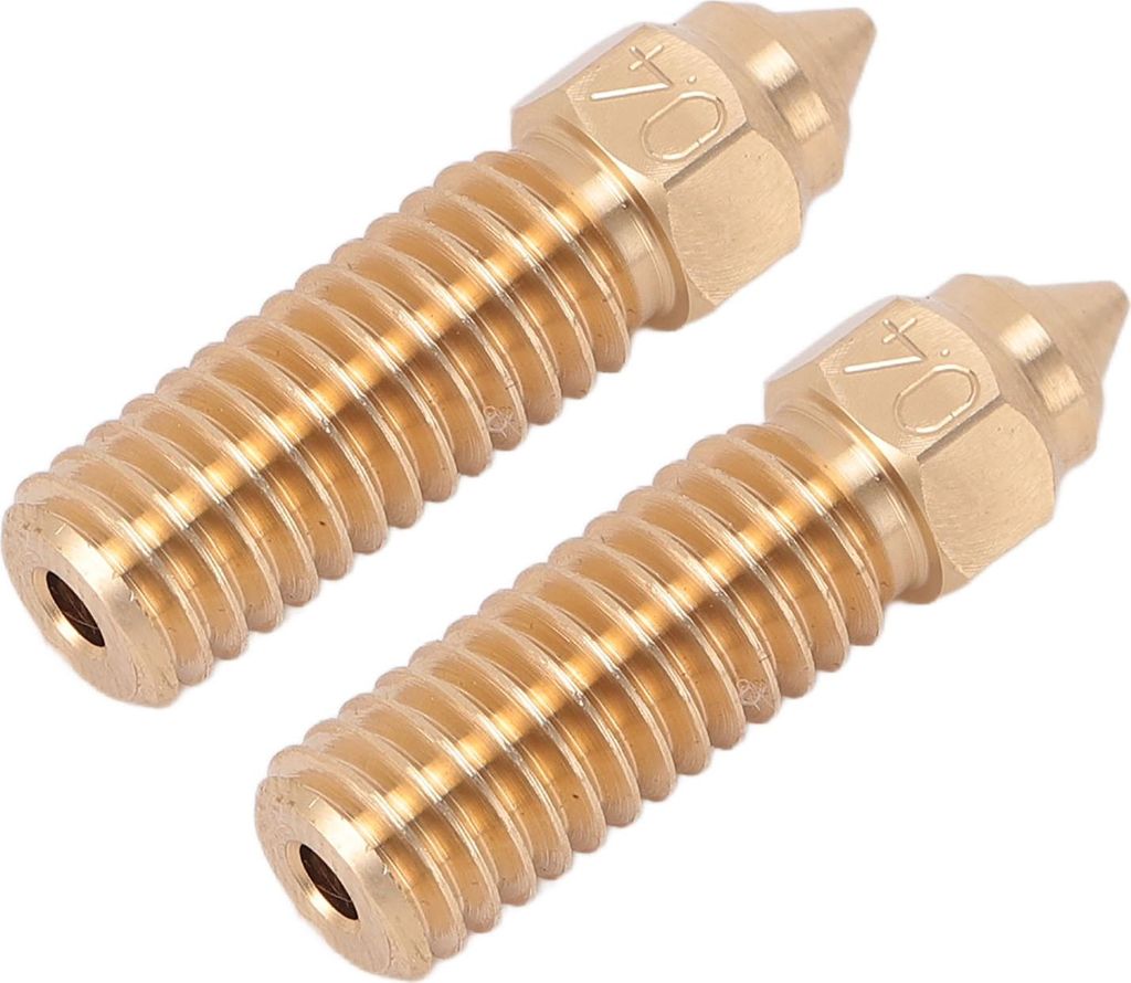 10pcs 3D Printer Extruder Brass Nozzles High Temperature Resistance Wear Resistant for Creality K1 for CR M4 for Vyper for Kobra 0.4mm