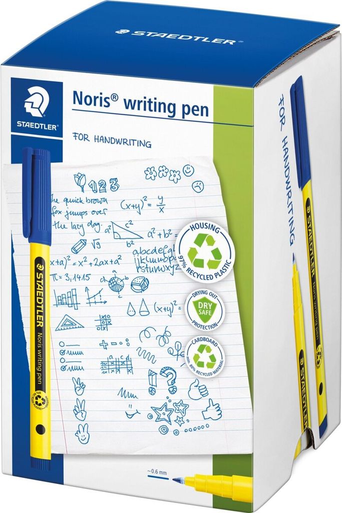 Staedtler Noris Schreibstift 307 fine point pen Blau 1 Stück(e)