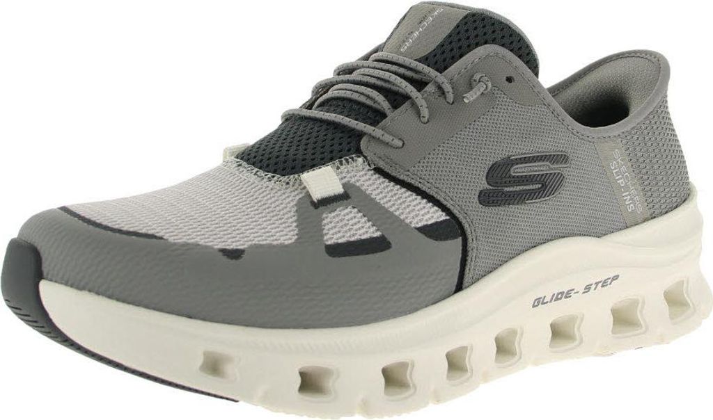 Skechers Herren-Sneaker GLIDE-STEP PRO Grau-Weiß, Farbe:grau, EU Größe:421/2
