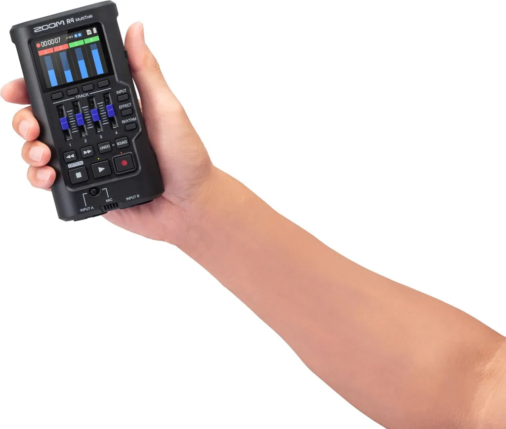Studio de poche Zoom R4 MultiTrak avec interface audio USB et effets - 9
