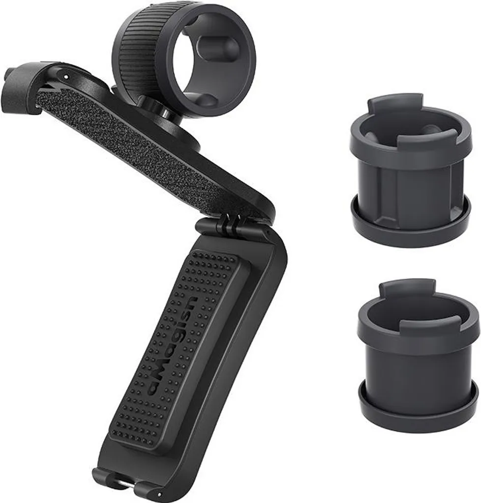 Support Selfie Stick en ABS et Silicone Antidérapant pour Insta360 Noir - 4