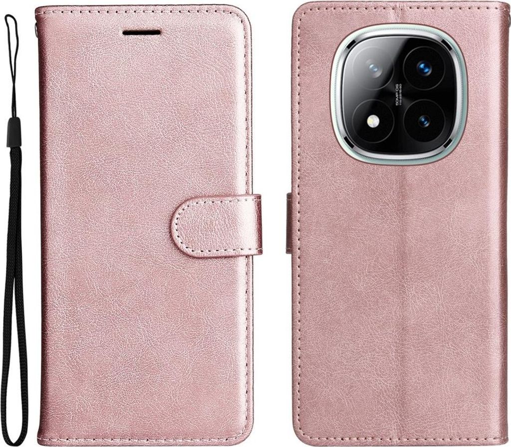 Xiaomi Redmi Note 14 Pro 5G / Pro+ / Poco X7 Hülle - Coverup Klapphülle - Roségold