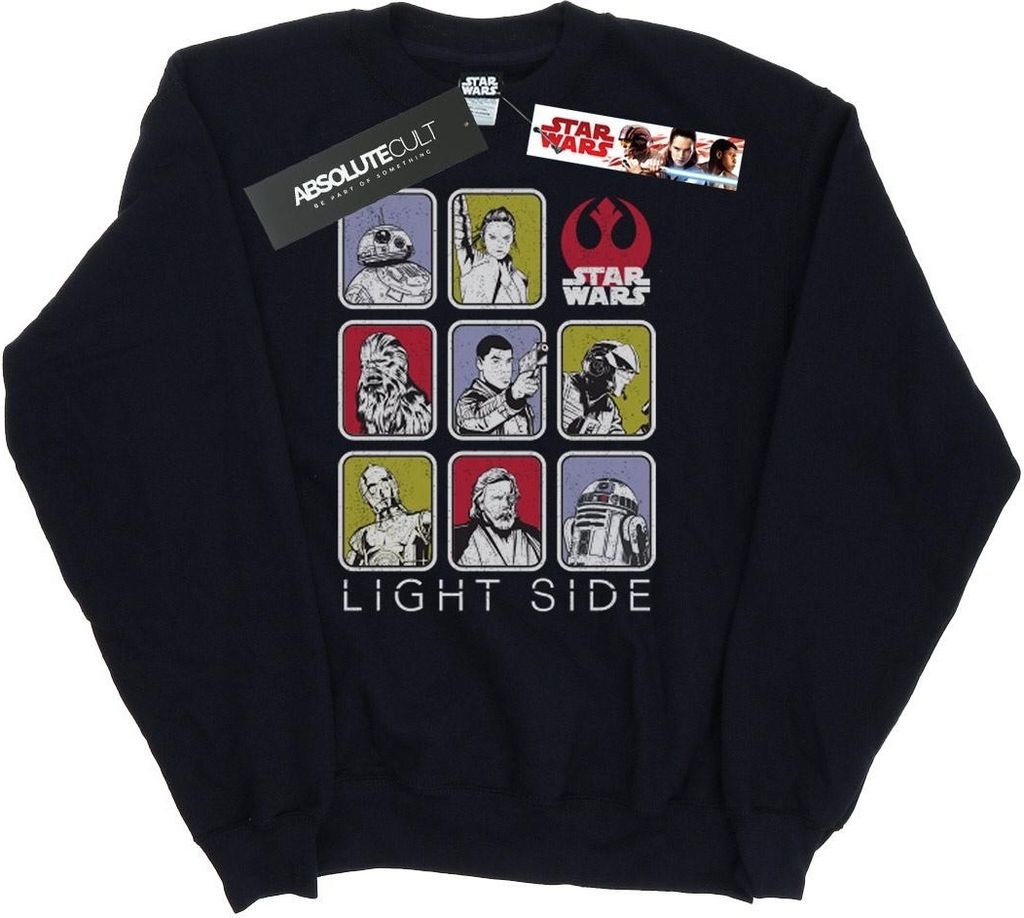 Star Wars - "The Last Jedi" Sweatshirt für Herren BI46187 (S) (Schwarz)