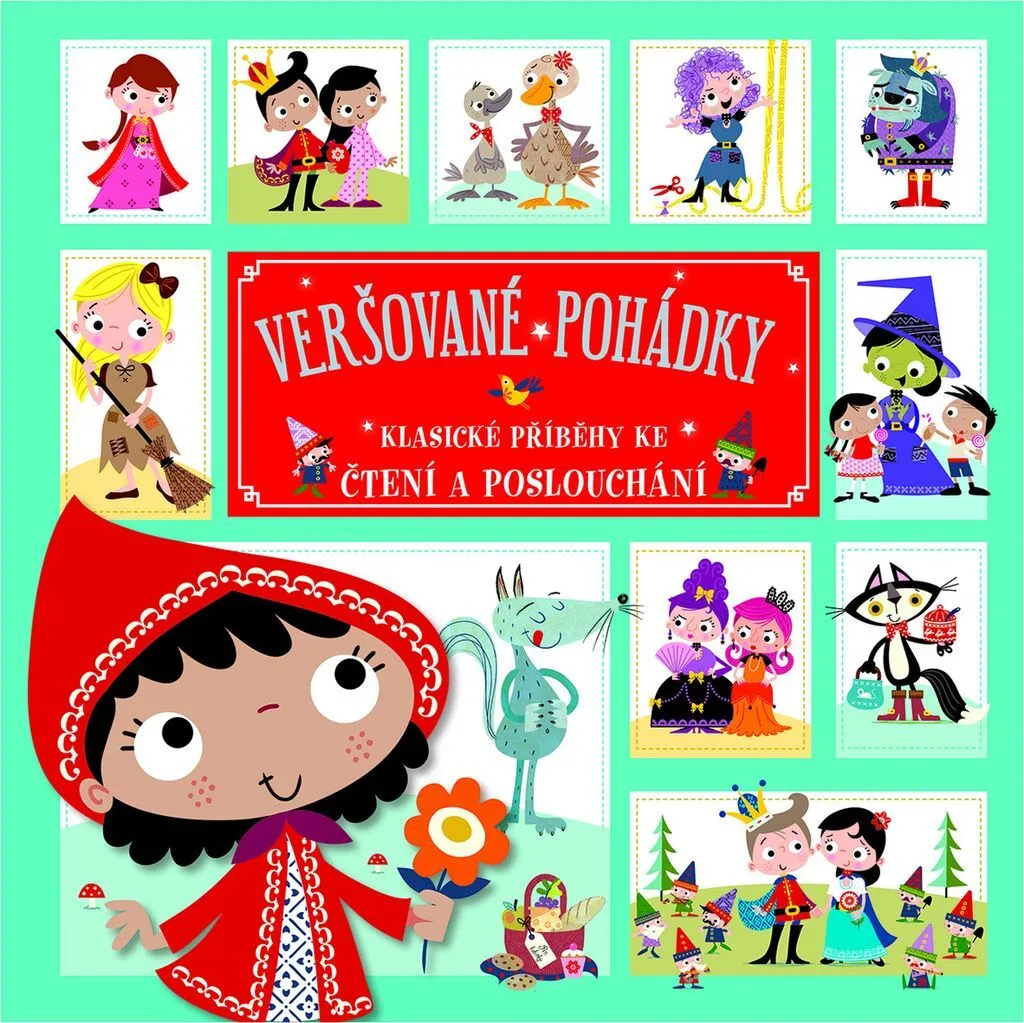 Livre éducatif Veršované pohádky pour capter l'attention enfant