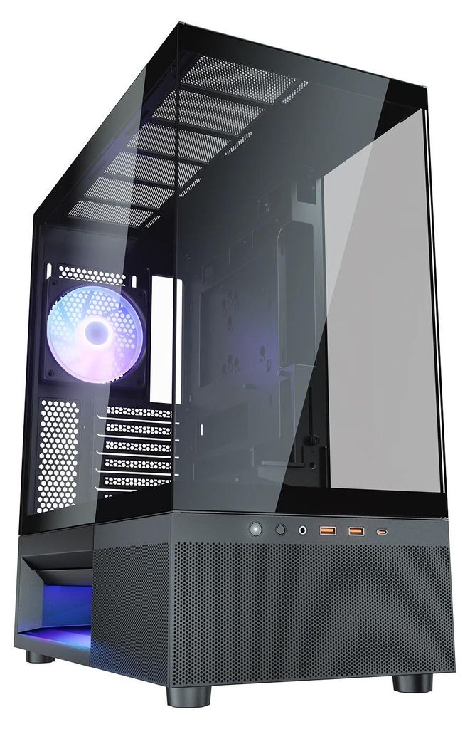 COUGAR CFV220 RGB, Midi Tower, PC, Czarny, ATX, micro ATX, Zdjęcie produktu 