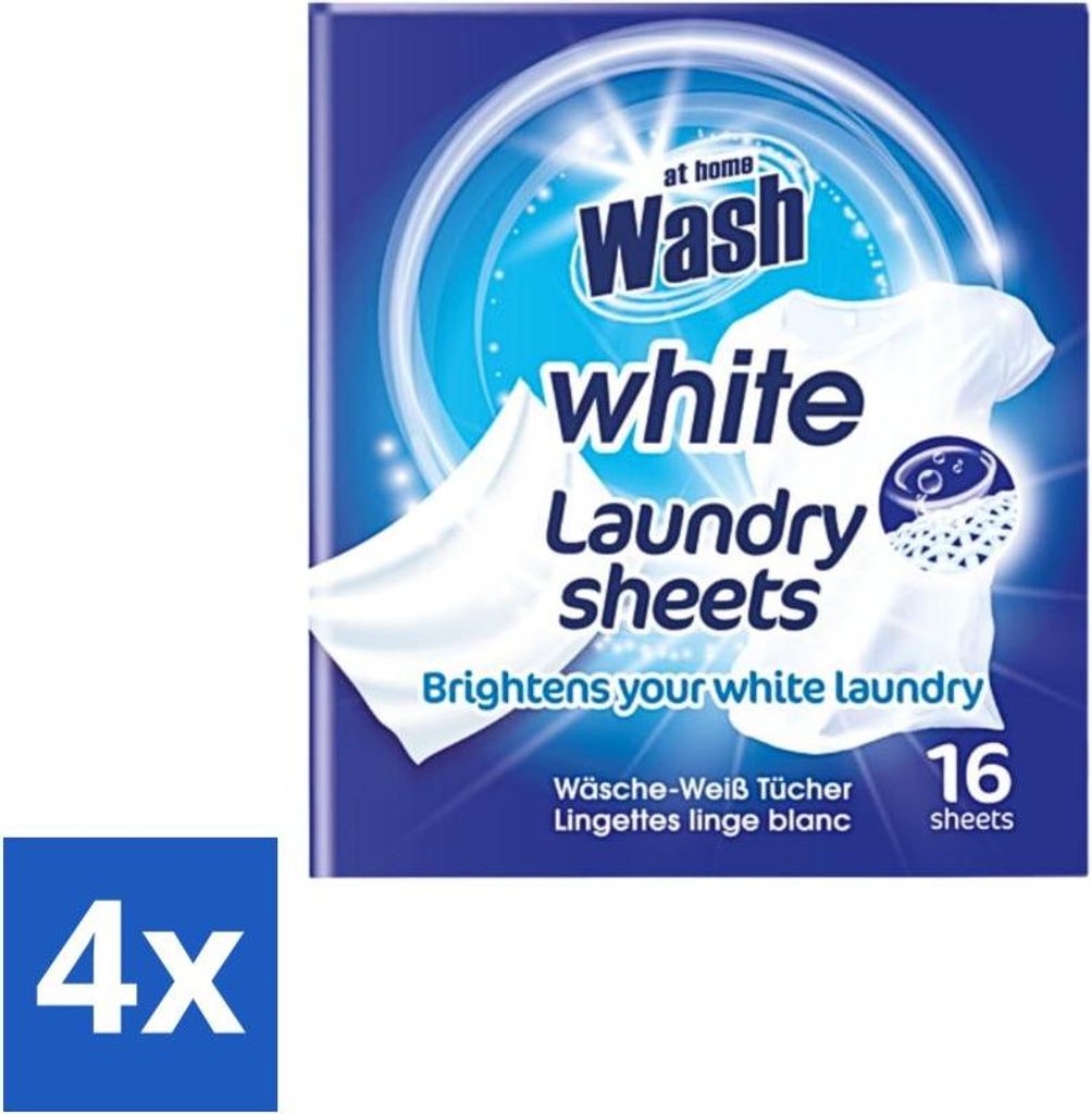 Zuhause - Waschen - Waschlappen - Weiße Wäsche - Gegen Verfärbungen - 12 Tücher - Vorteilspack - 4 Stücke