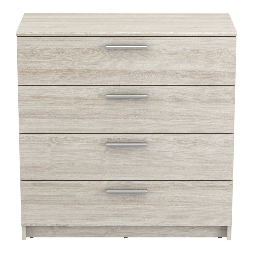 Calicosy - Comò 4 cassetti L79,6 cm, decorazione legno Immagine del prodotto 