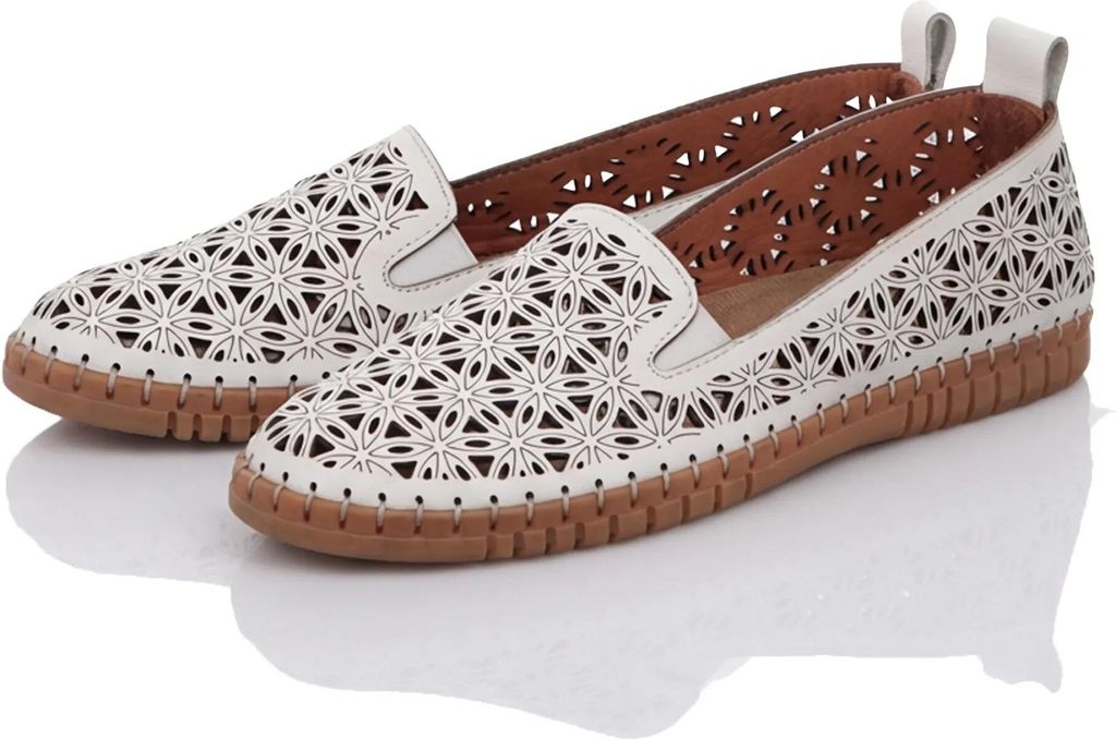 Gemini Damen Slipper weiß Größe 42 Produktbild 