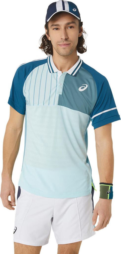 Asics Polo Shirt Match Herren Hellblau