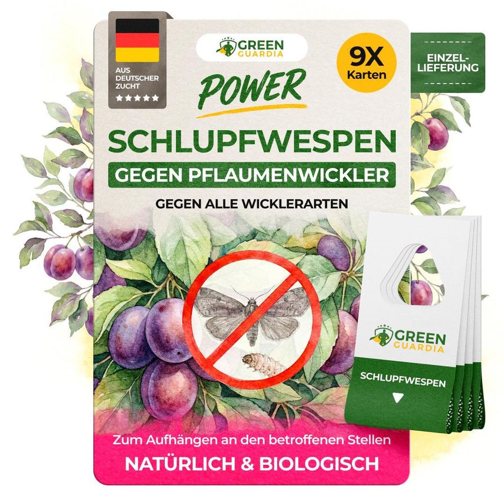 Green Guardia Schlupfwespen gegen Pflaumenwickler -9x Produktbild 