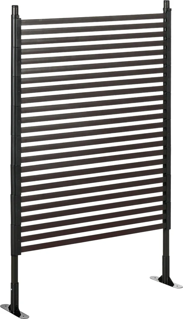 Clôture Brise-vue pour Terrasse et Balcon en Métal Outsunny 150H cm