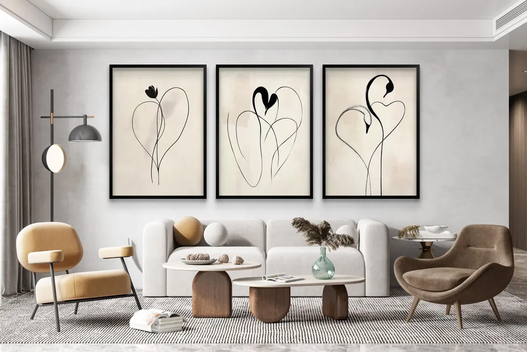 NGAEAK Quadro Con Cornice Cuore Per Soggiorno - 29x38 Cm, Regalo Per Figlia Dalla Mamma, Tela