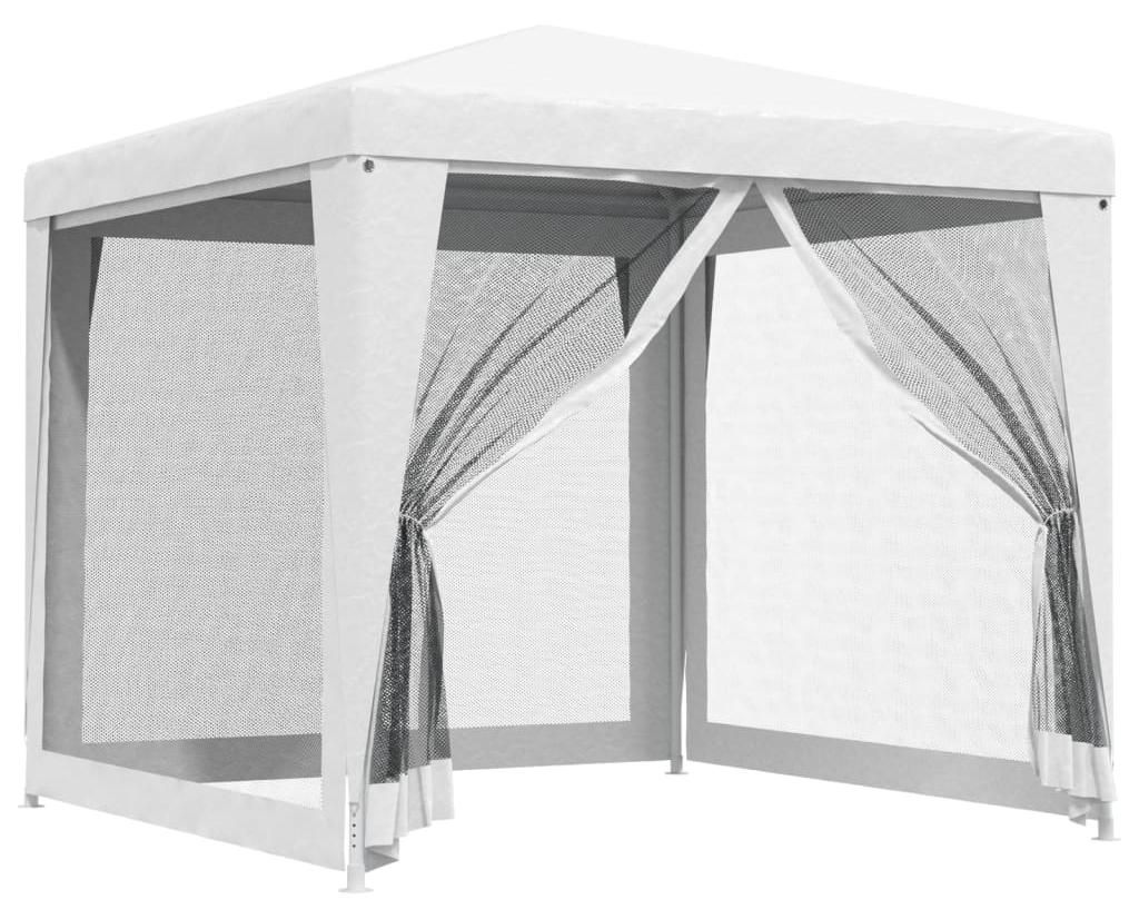 vidaXL Tenda per feste con 4 pareti laterali in rete 2,5 x Immagine del prodotto 