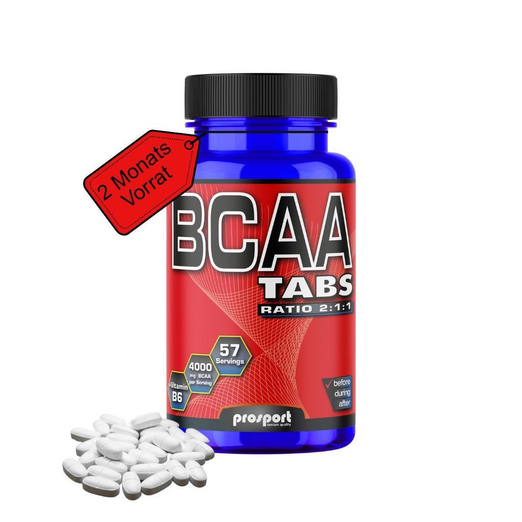 Prosport BCAA Tabletten, 230 Stück, 241,5g Dose