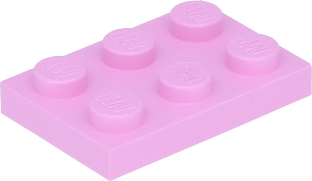 Lego 2x3 Platten 3021 - 250 Stück Hellrosa
