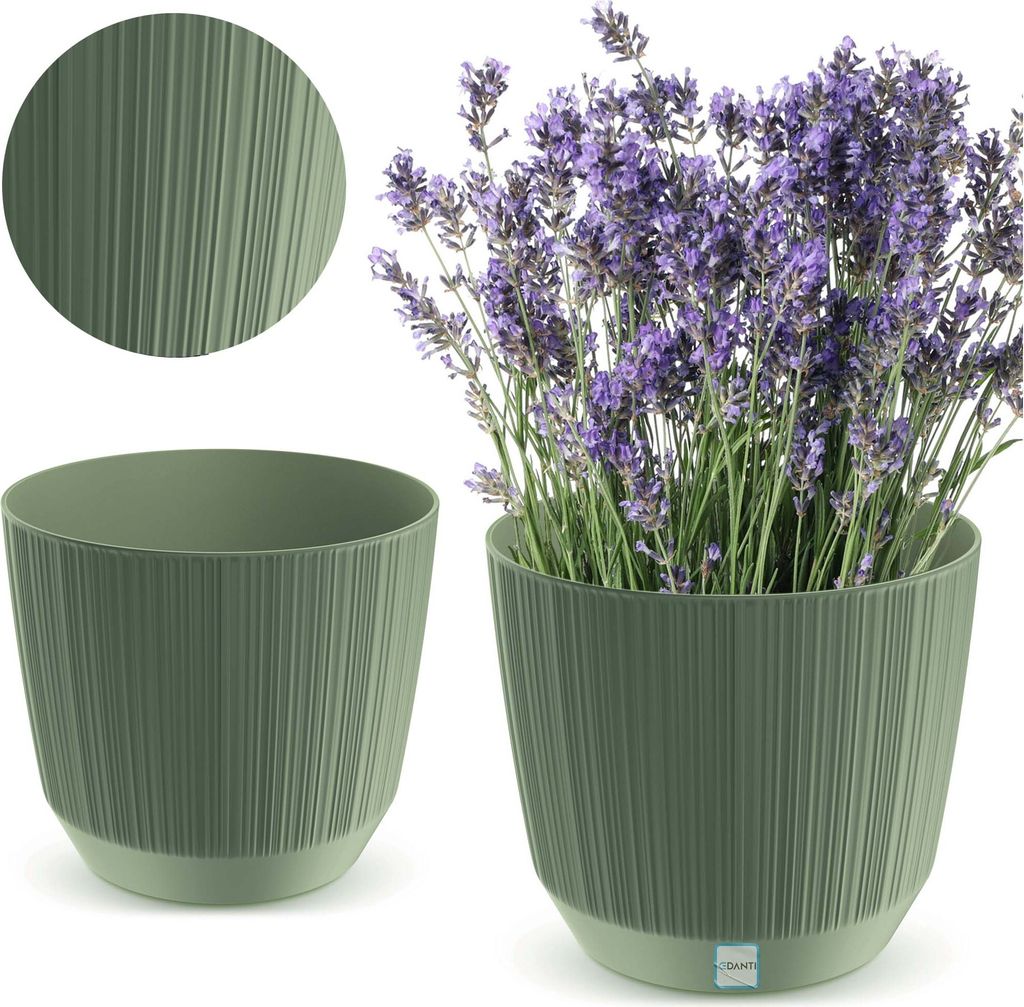 Blumentopf Dekotopf Runder Topf 14,6 cm Ryfo Pflanztopf Für Das Haus Grün