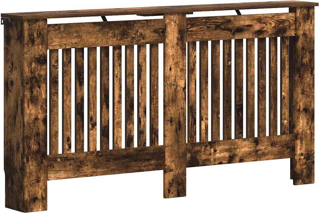 vidaXL Heizkörperabdeckung Geräucherte Eiche 152 x 19 x 81,5 cm