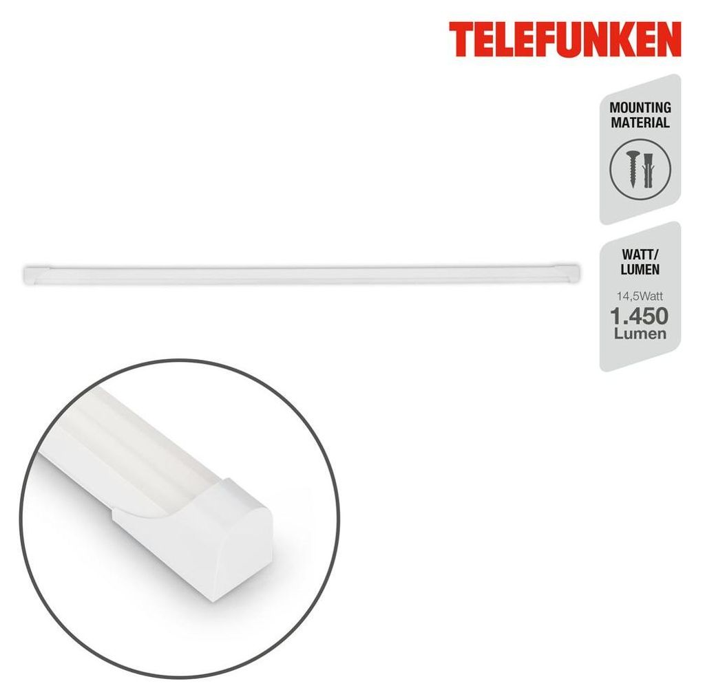 TELEFUNKEN Lampe LED pour meuble bas 117,4 cm 14 W 1400 lm Image du produit 