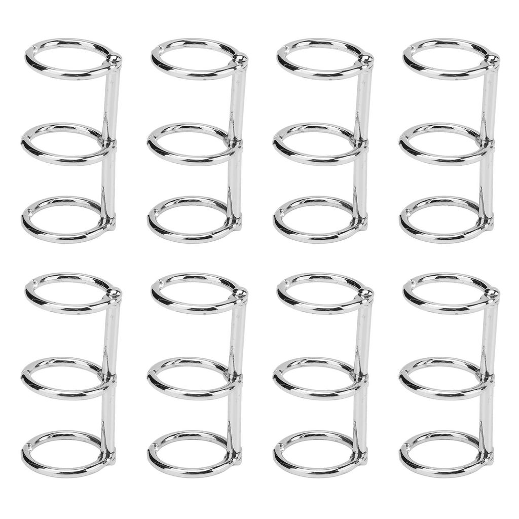 3-Loch Metall-Binderingen – Wiederverwendbare Galvanisierte Produktbild 
