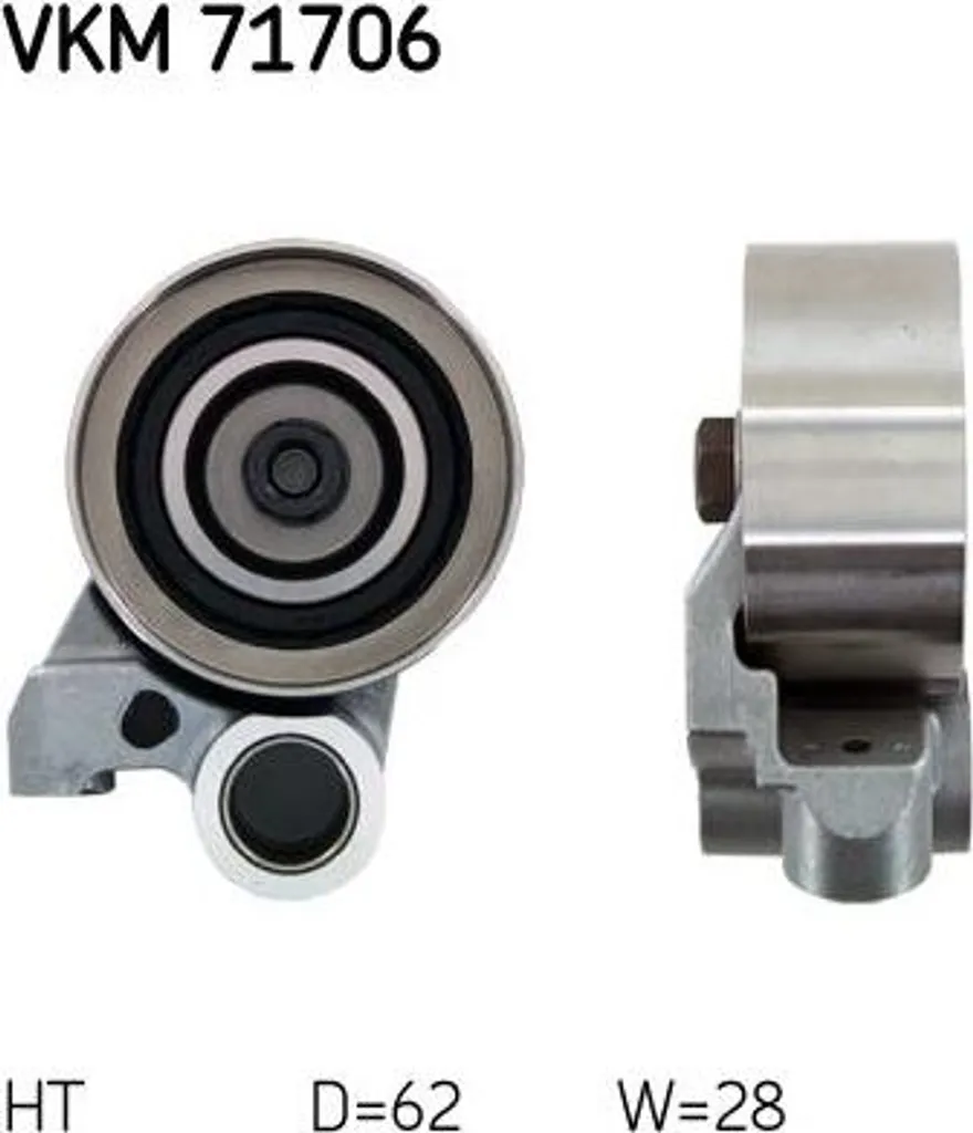 SKF VKM 71706 Rouleau Tendeur de Courroie Crantée pour 4 Runner