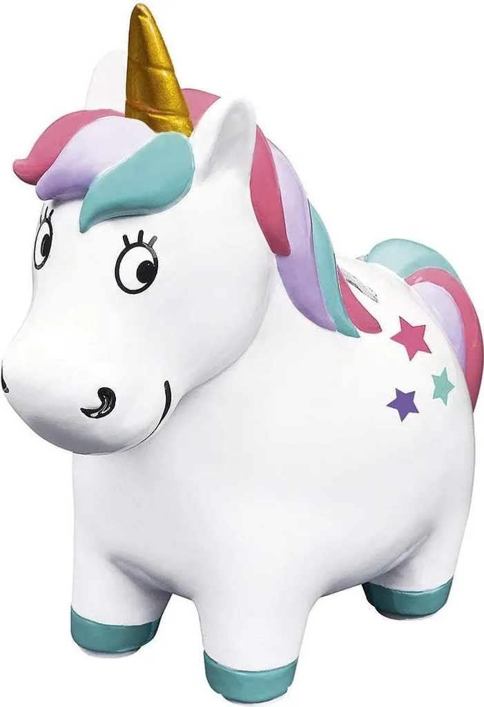 Objet de décoration et tirelire licorne pour économiser avec style