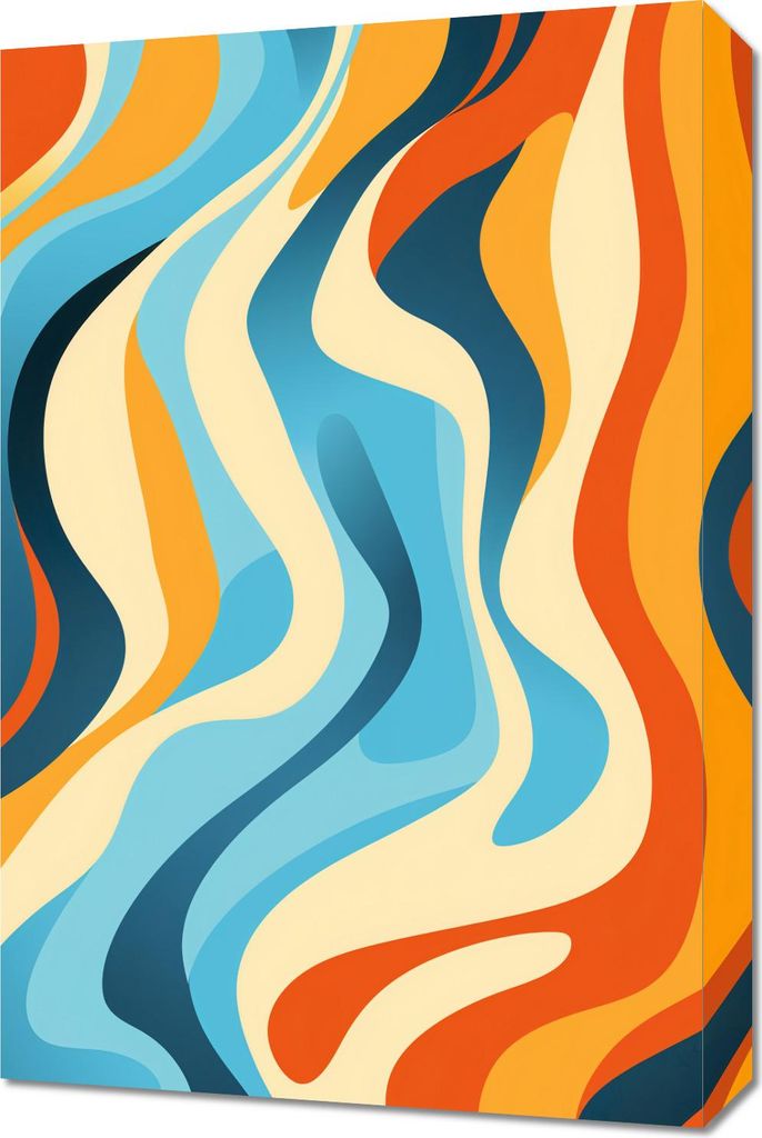 Bild 40x60cm Tanzende Wellen