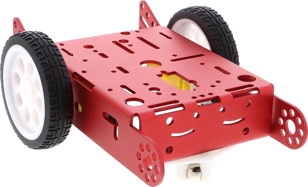 Chassis aus Aluminium mit zwei Getriebemotoren, 5V für Arduino