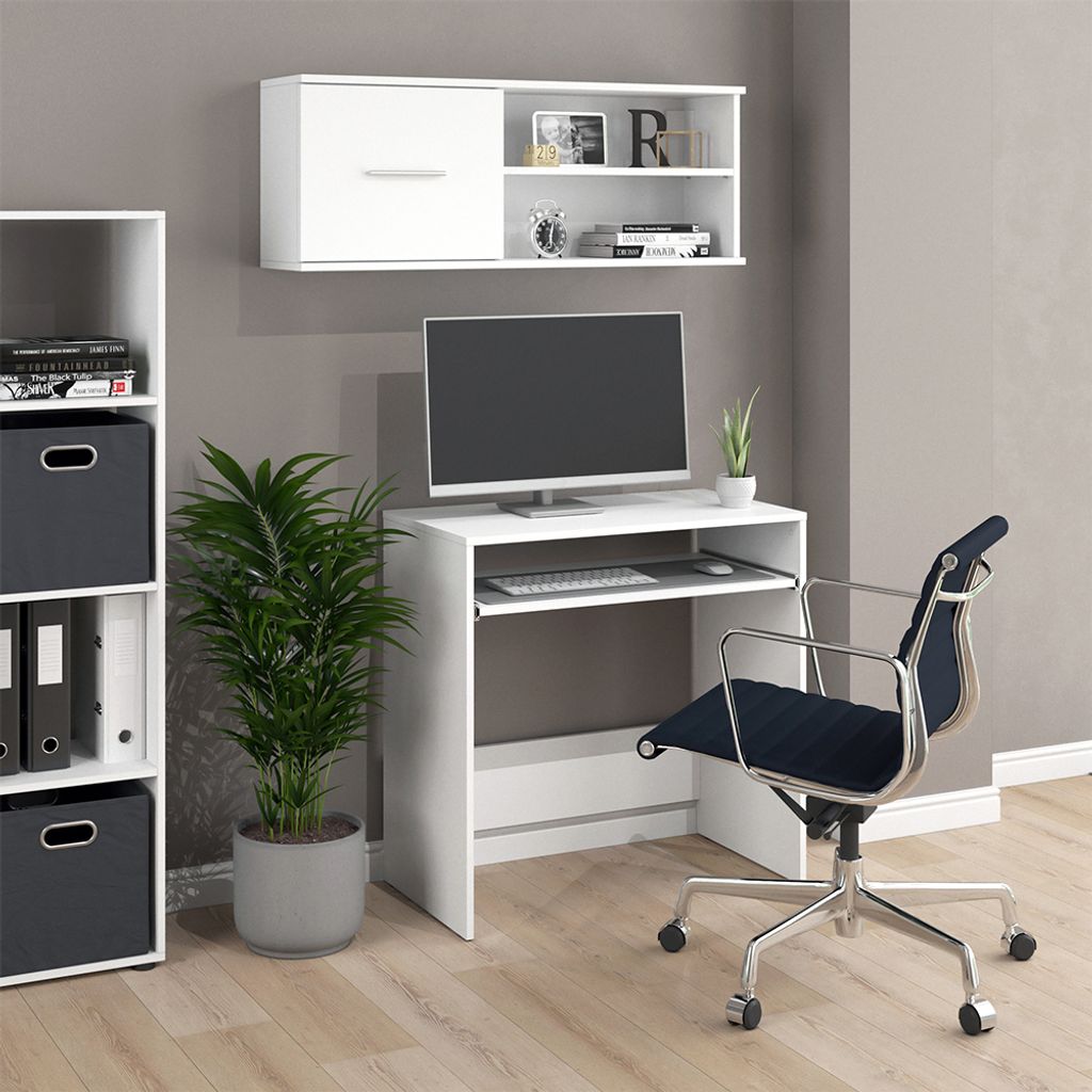 Vicco Schreibtisch Nils, 79 x 43 cm, Weiß Produktbild 4