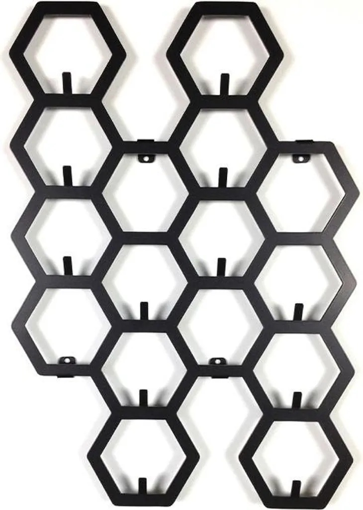 Décoration murale sans percer Decorizzly CellsUP - Solution modulable
