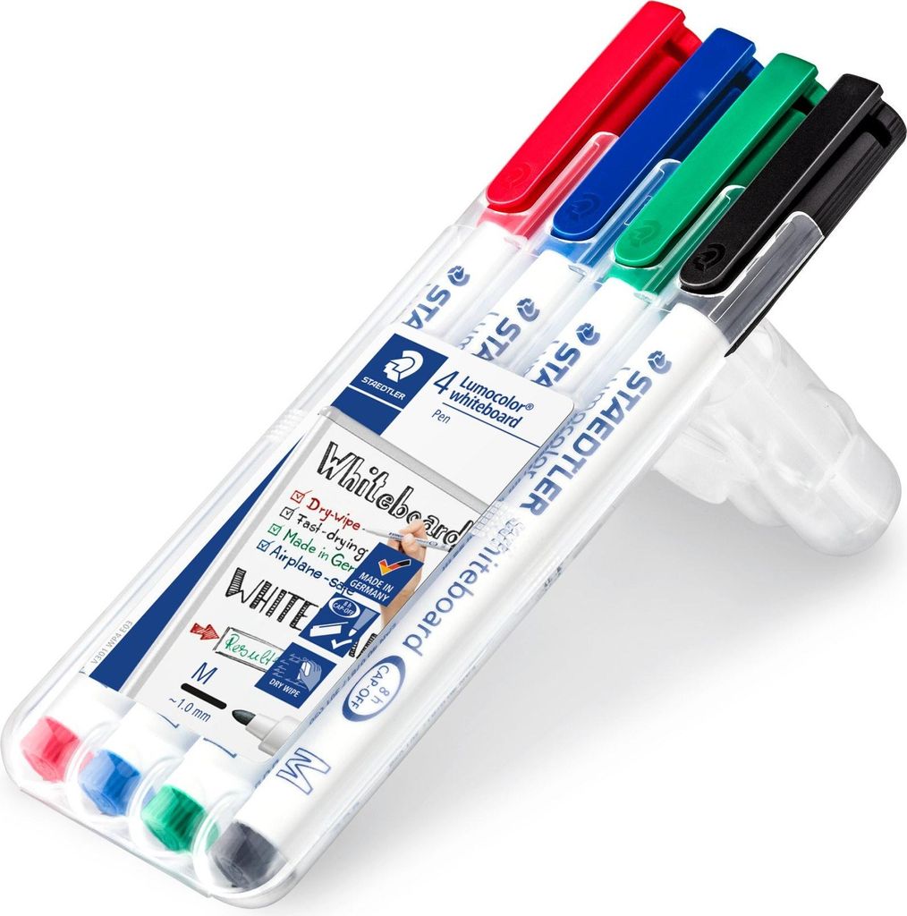 STAEDTLER Whiteboardstift Lumocolor 4St Box Obrázek produktu 