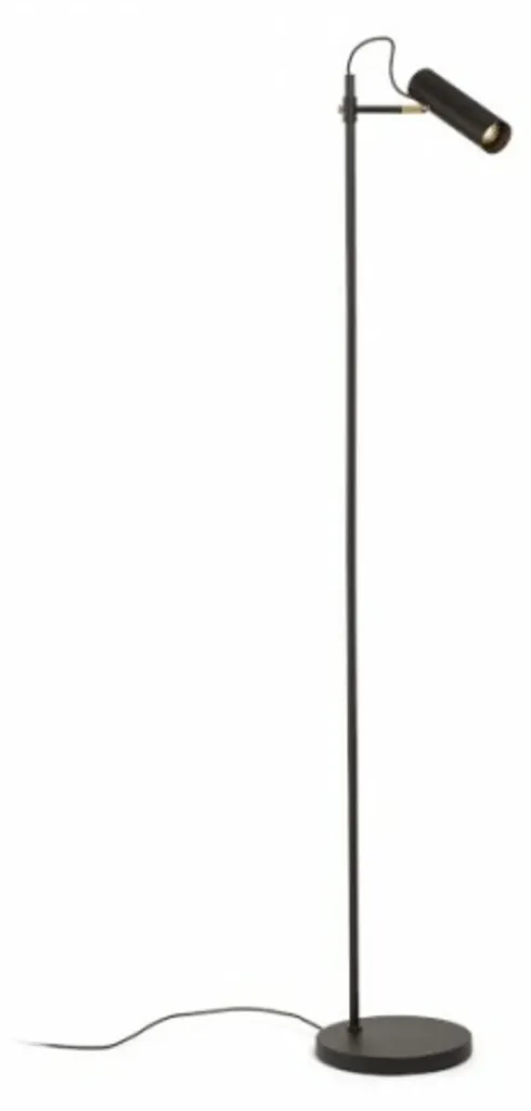 Lampadaire de salon laiton et noir LED GU10 9W VARIA - Éclairage chic