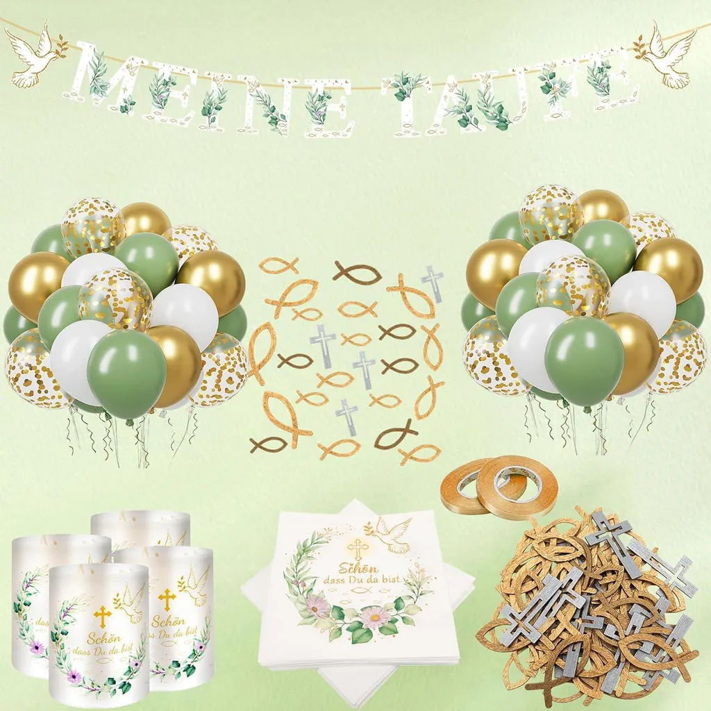 Accessoires décoration baptême garçon et fille pour une fête unique