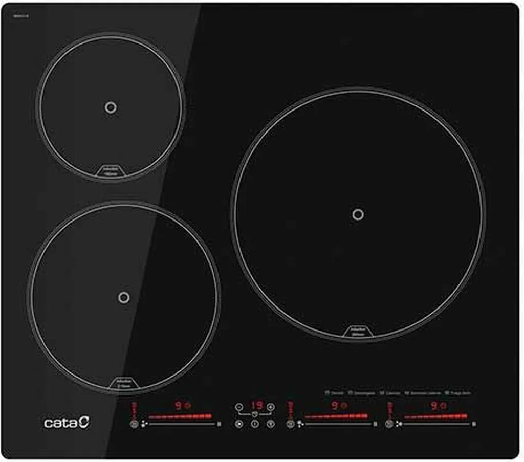 Plaque de cuisson induction Cata 3 foyers 60cm : cuisson rapide 7100W
