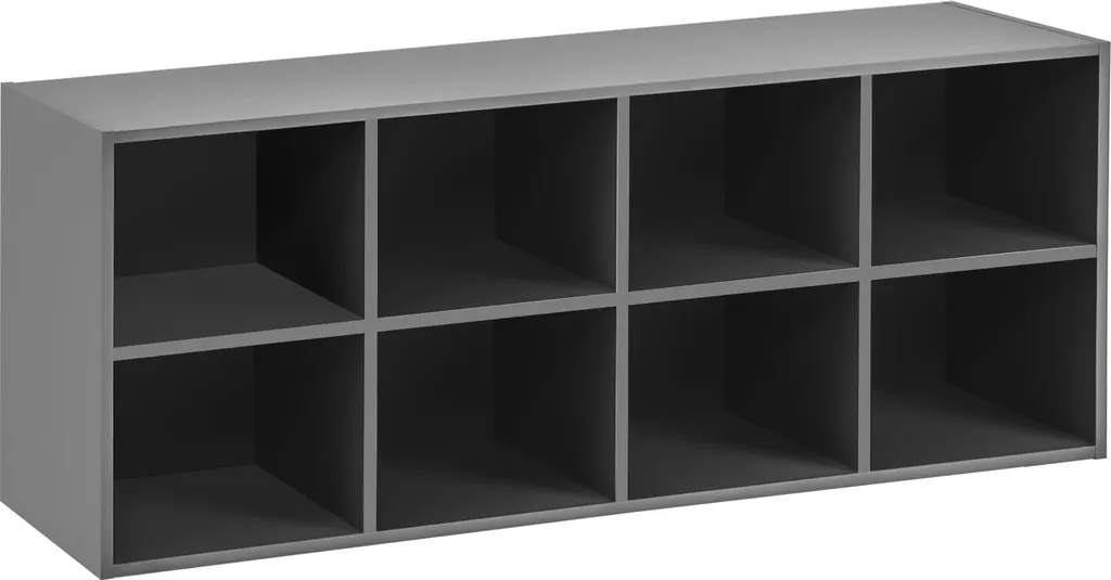 Banc d'Entrée Pratique pour se Chausser avec Rangement 8 Paires Gris