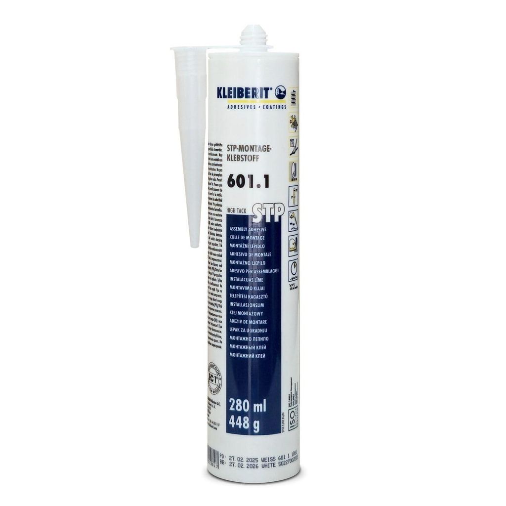 KLEIBERIT 601.1 STP Montageklebstoff weiß – elastischer Produktbild 