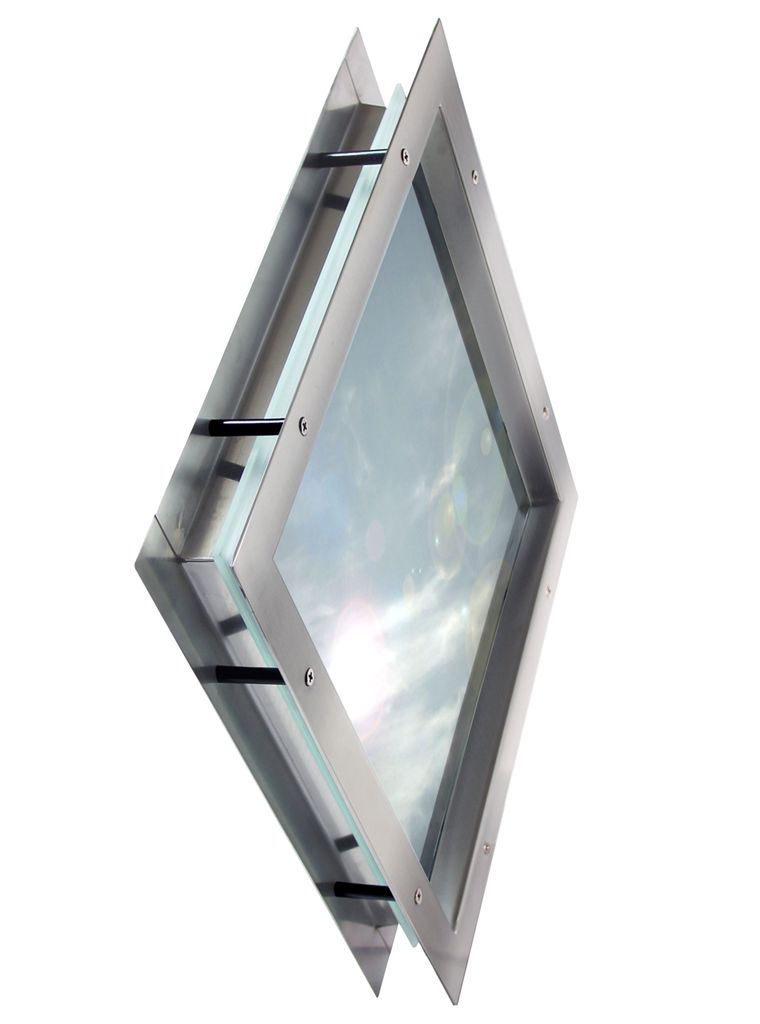 Edelstahl Bullauge TBAK340 BS Quadrat Kaufland.de