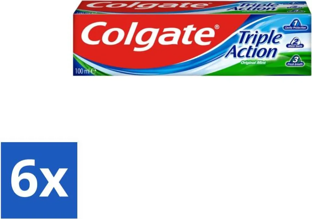 Sorriso Splendente con Colgate Tripla Azione - Kit 6 Tubetti 100ml