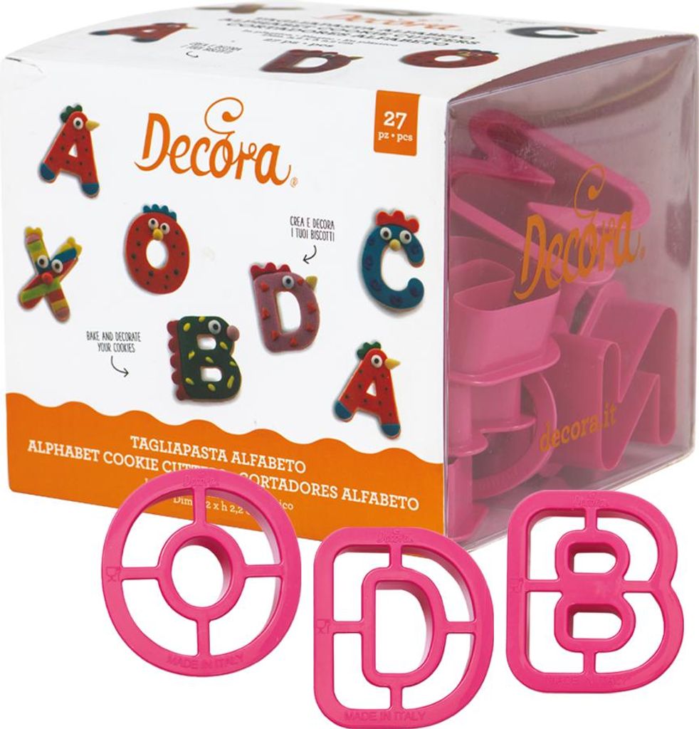 Coupe alphabet 27pcs 5,2x2,2cm Image du produit 