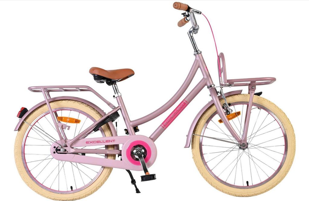 VOLARE Kinderfahrrad Excellent 20 Zoll, 1-Gang, weiß