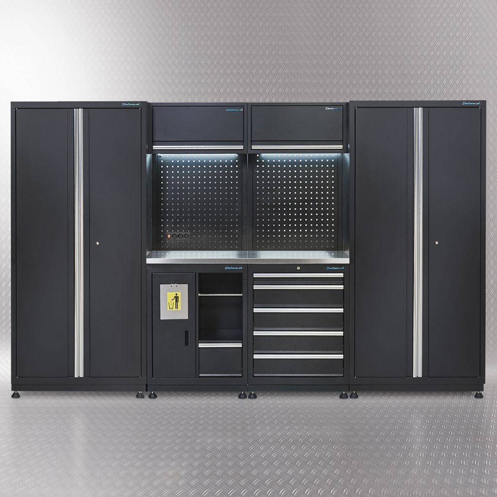 Werkstatteinrichtung PREMIUM 315 cm Edelstahl