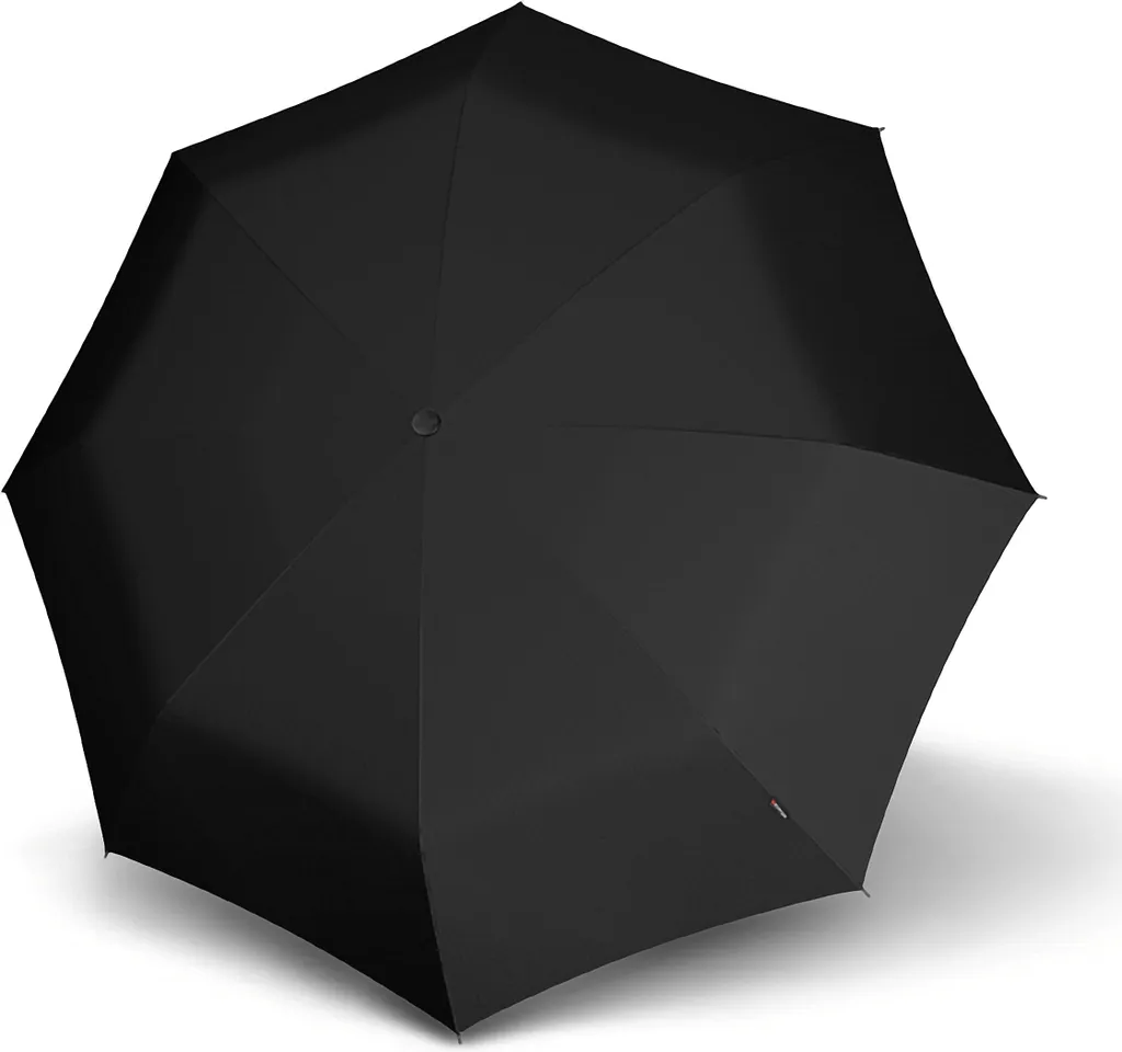 Knirps T.200 Medium Duomatic Nero: Ombrello Tascabile Antivento 150 km/h
