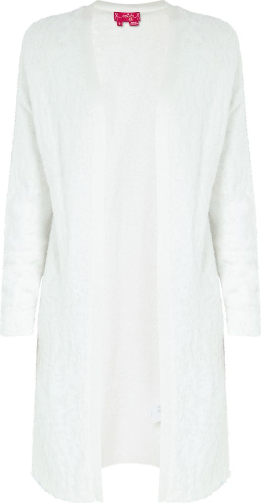 SWIRLY damen strickjacke - weiss, XS