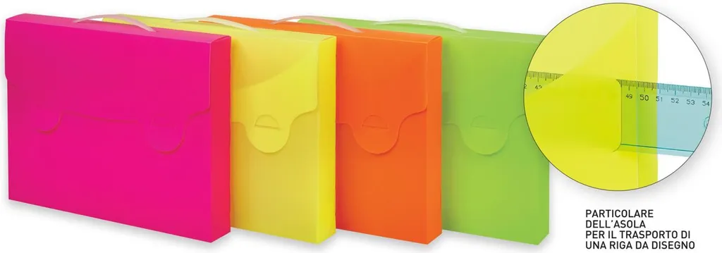 Valigetta Favorit Neon PP: Design Funzionale e Colori Vibranti Fluo