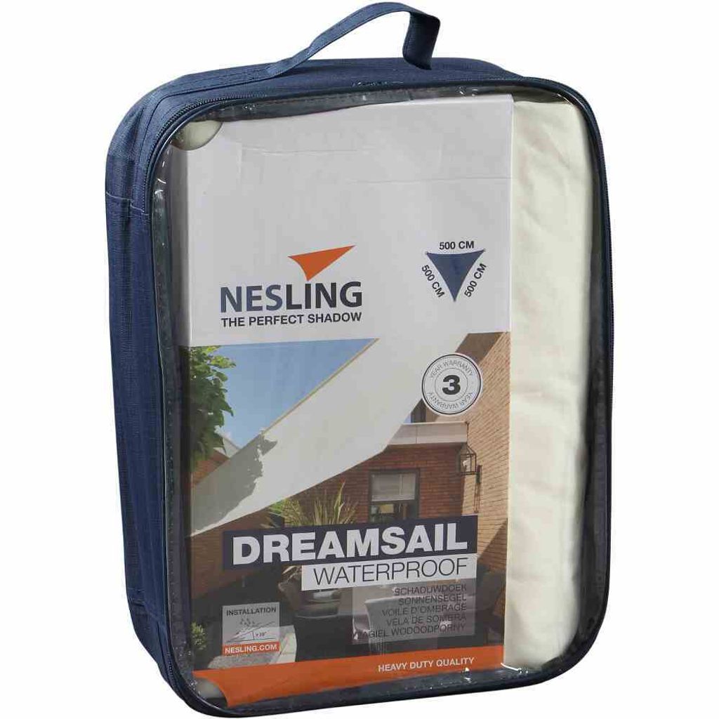 NESLING Dreamsail Sonnensegel 3-Eck, creme H17257 Produktbild 