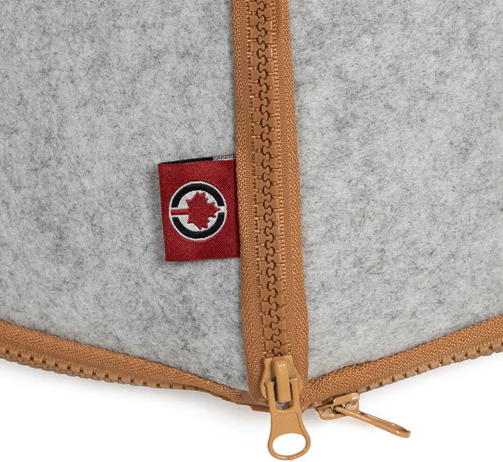 Cuccia Grotta Gatto Tipi Feltro | Grigio Chiaro Lavabile con Cuscino - 11