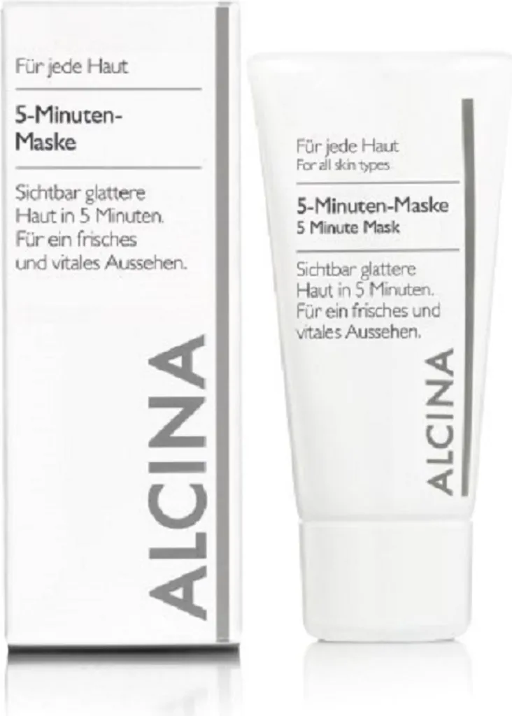 Masque Alcina 5 minutes 50 ml : Hydratation Rapide pour Peau Fatiguée