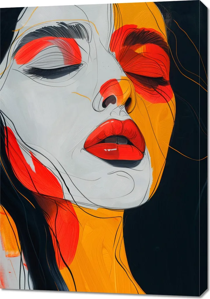 Tableau grand format Réflexion figée 70x100 cm - Finition anti-reflet