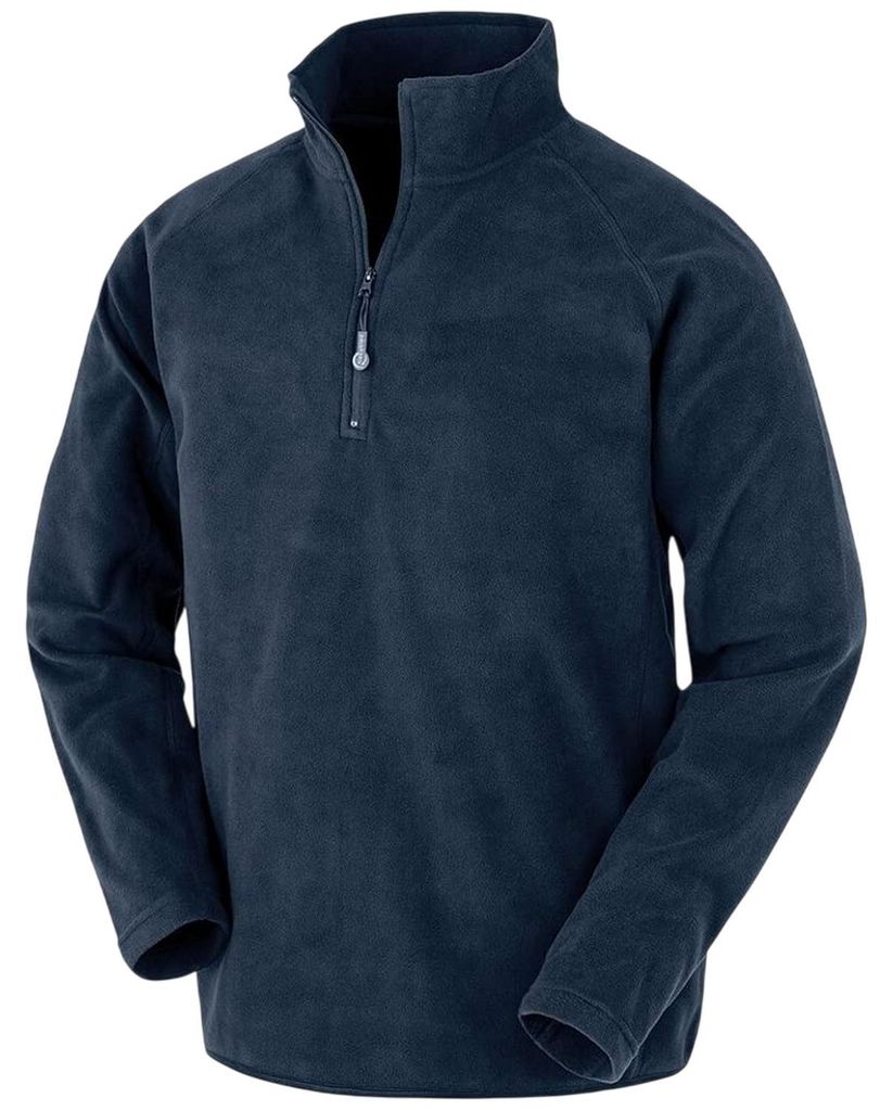 Result Genuine Recycled - Fleece-Oberteil recyceltes Material für Herren FK3118 (S) (Marineblau)